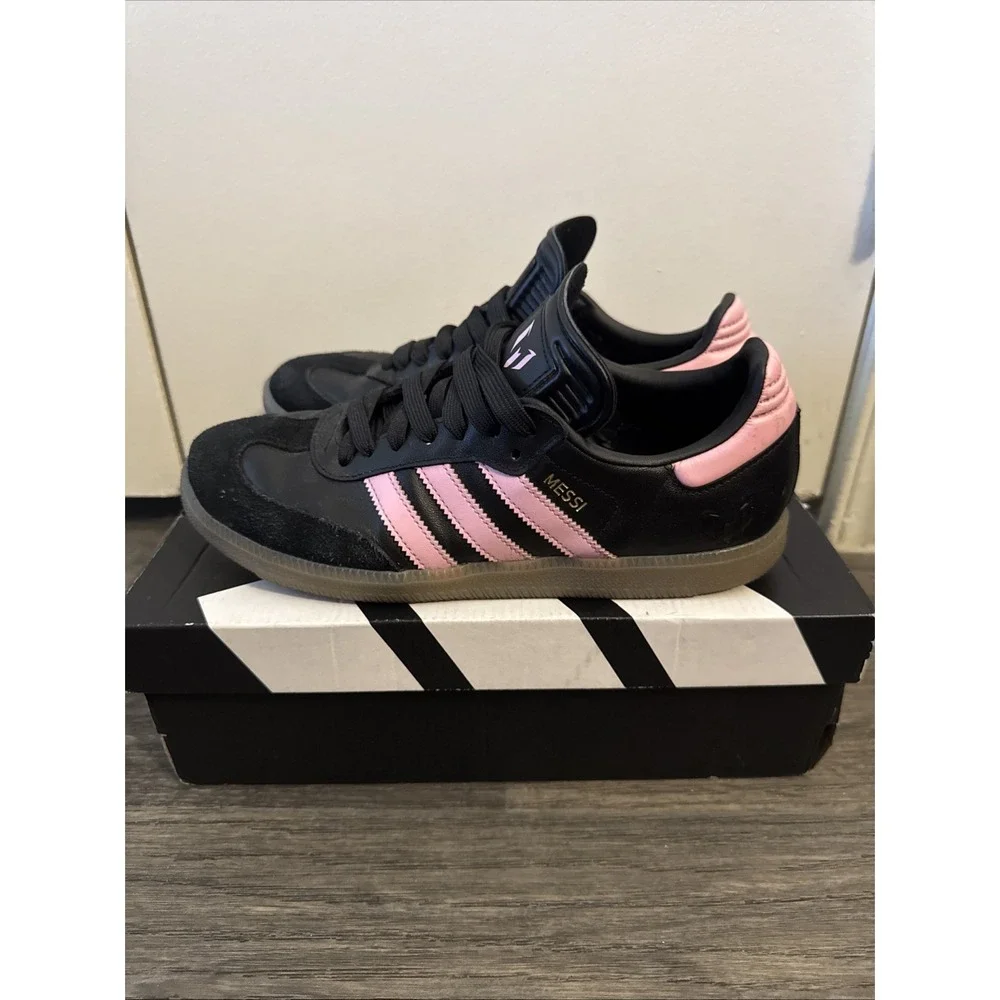 Lionel Messi x Adidas Samba Inter Miami CF Debossed Away Kit Men's Size 7.5